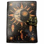 Leather Journal - Sun, Moon, and Star Dream Catcher 5x7